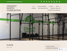 Tablet Screenshot of crossfit-northcharleston.com